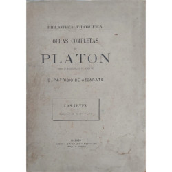 Obras Completas. Tomo IX. Las Leyes. Libros I, II, III, IV, V y VI. Puestas en lengua castellana por primera vez por D. Patricio