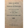 MEMORIA reglamentaria del Monte de Piedad y Caja de Ahorros de Cádiz correspondiente al año 1926.