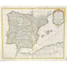 Carte de l'Espagne. Dressée par Guillaume Delisle sur la Description de Rodrigo Mendez Sylva et sur diverses Relations et Cartes