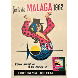 FERIA de Málaga 1962. programa oficial.