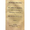 ACERTAR errando o el cambio de diligencia. Comedia en tres actos, traducida y arreglada por Don Ventura de la Vega.