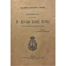 Conferencia pronunciada en sesión pública de 26 de abril de 1916. Tema: Los derechos del sordomudo.