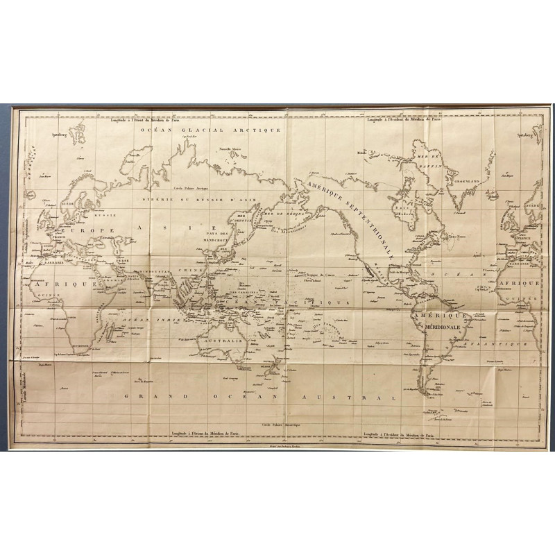 Carte générale du voyage pittoresque autour du monde  sur laquelle l’Océanie a été reduite d’après la carte de Mr. d’Urville & s