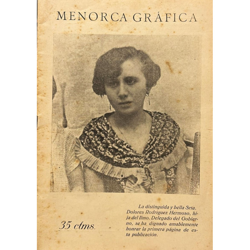 MENORCA Gráfica. Año 1, N.º 1.