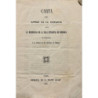 Carta del autor de la Memoria sobre la resistencia de la silla episcopal de Menorca, en respuesta a la defensa de los derechos d