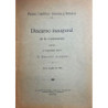 Discurso inaugural de la Corporación, leído por su Vicepresidente primero en 23 de octubre de 1905.