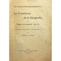 La enseñanza de la Geografía, prólogo, traducción y bibliografía de Ánel do Rego.