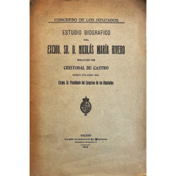 Estudio biográfico del Excmo. Sr. D. Nicolás María Rivero.