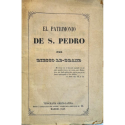 El patrimonio de S. Pedro.