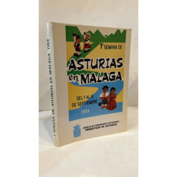 1ª SEMANA de Asturias en Málaga. Del 1 al 8 de septiembre de 1984.