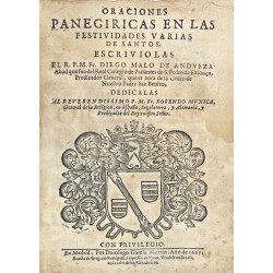 Oraciones Panegíricas en las Festividades varias de santos. Escriviola…, Abad que fue del Real Colegio de Passantes de S. Pedro