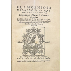 Cervantes. El ingenioso hidalgo Don Quijote de la mancha. Edición facsímil de 1897.