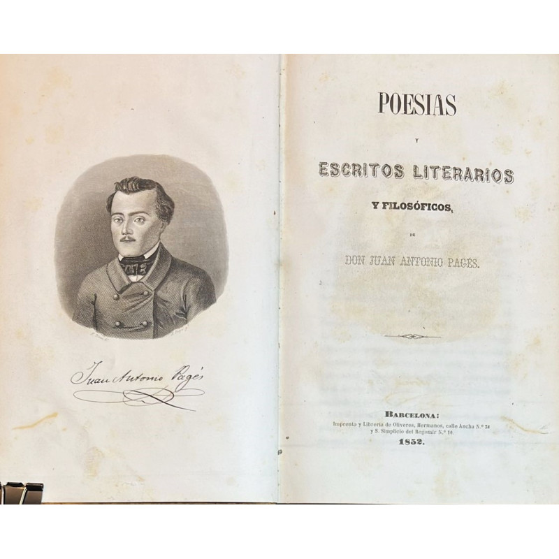 Poesías y Escritos Literarios y Filosóficos.