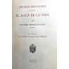 Discursos serio-jocosos sobre el agua de la vida. Por... (1682). Lo publica la Sociedad de Bibliófilos Españoles.