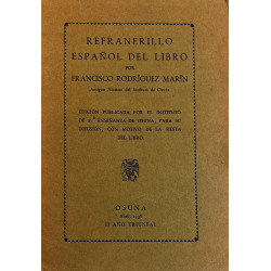 Refranerillo español del libr. Por F. Rodríguez Marín