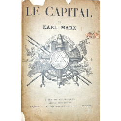 Le Capital de Karl Mark, 1875. Primera edición francesa en forma de libro e ilustrada.