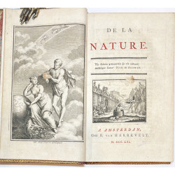 De la Nature. Por J. B. Robinet. 1761