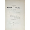 Statistique du mouvement de la population en Espagne de 1865 à 1869.