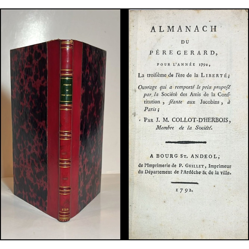 Almanach de Père Gerad, pour l'anné 1792, La troisième de l'ere de la Liberté