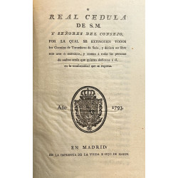 REAL CEDULA de S. M. y Señores del Consejo, por la qual se extinguen todos los Gremios de Torcedores de Seda