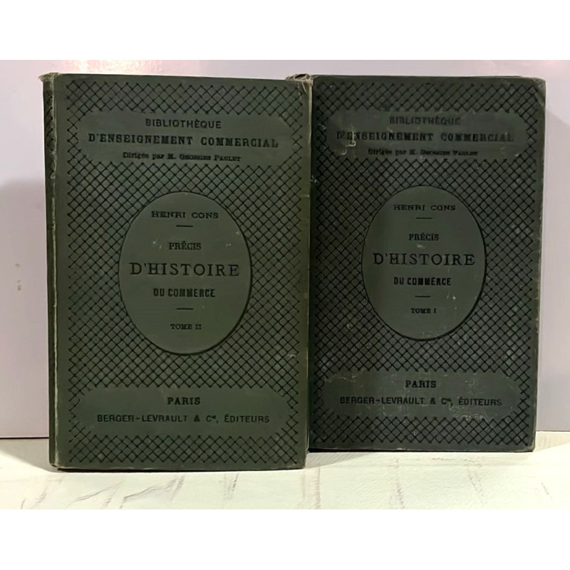 Précis d'Histoire du Commerce. 1896, 2 tomos.