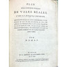 PLAN del importe diario de vales reales, y de la Acequia Imperial,