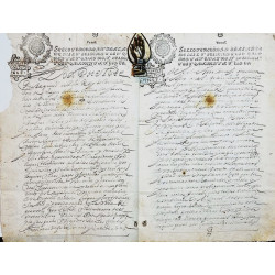 DON PHELIPE por la gracia de Dios…   Manuscrito fechado en La Plata a 29 de marzo de 1663.