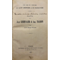 Une page de l’histoire du Saint-Simonisme & du Fouriérisme. /-/ Études sur la science sociale, année 1832. Théorie de Charles Fourier.