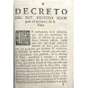 DECRETO del Rey Nuestro Señor para el aumento de la plata. 1726