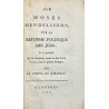 MIRABEAU. Moses Mendelssohn, sur la reforme politique des Juifs. 1787