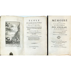 École d'Agriculture pratique, 1796 -  Mémoires sur la qualité et sur l'emploi des engrais. 1767