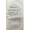 Cartas sobre los obstáculos que la naturaleza, la opinión y las leyes... /-/ Memoria al Rey Nuestro Señor Carlos III...