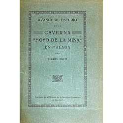 Avance al estudio de la Caverna Hoyo de la Mina. Málaga, 1920