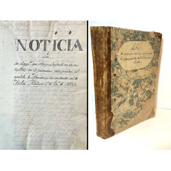 Noticia de las Capellanías  de apellidos Mercado y  Muñoz. Málaga,1835.