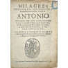 MILAGRES prodigiosos, que Deos pela intercessao de seu Santo milagroso Antonio de Padua obrou anno passado de 1672