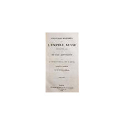 Des forces militaires de l'Empire Russe en l'année 1835, ou mon voyage a Saint-Pétersbourg.