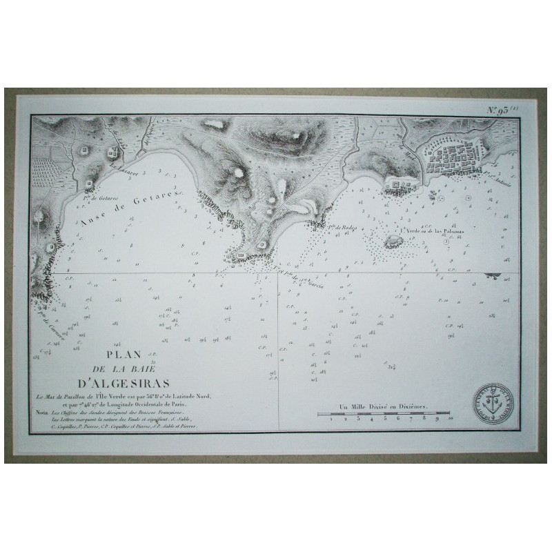 PLAN de la Baie d'Algesiras.