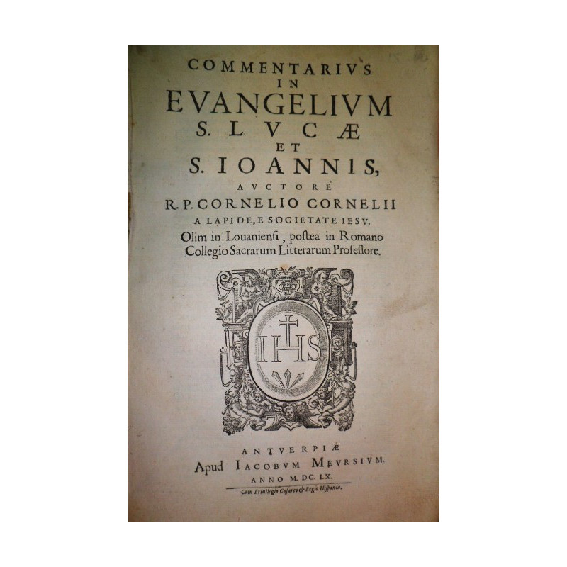 Commentarius in  Evangelium S. Lucae et S. Ioannis.