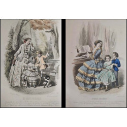 LES MODES Parisiennes illustrées, journal de la bonne compagnie. Dixième Année- 1853.