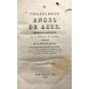 VIDA del Beato Angel de Acre, misionero capuchino, de la Provincia de Calabria Citerior en el Reino de Nápoles. Traducida del it