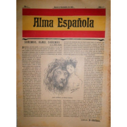 ALMA ESPAÑOLA. (Revista). Números 1 al 12. Madrid, 8 de Noviembre de 1903 a 24 de Enero de 1904.