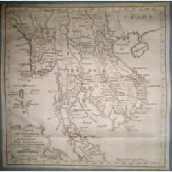 Carte des Royaumes de Siam, de Tunquin, Pegu, Ava, Aracan., &c.