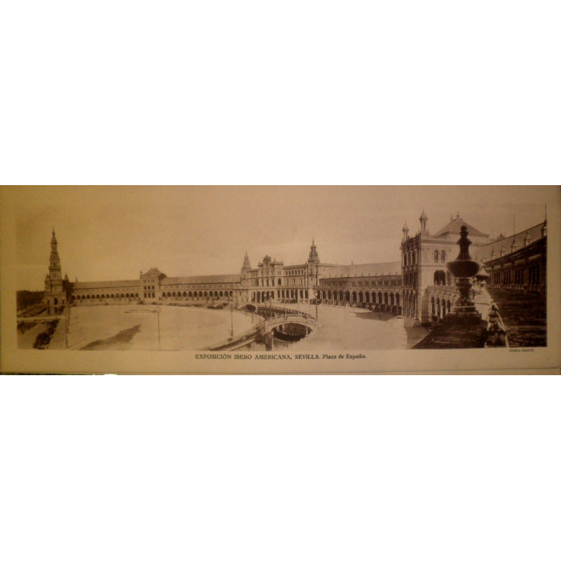 EXPOSICIÓN Ibero Americana, Sevilla. Plaza de España.