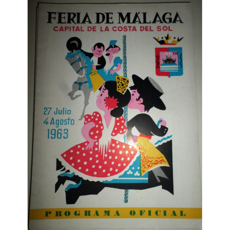 MÁLAGA. Gran Feria de Verano 1963. Programa Oficial.