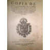 COPIA de avisos, embiados de Flandes al Excelentíssimo Señor Marqués de Balparayso, Virrey y Capitán general del Reyno de Navarr