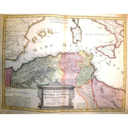 Tabula Geographica Historiae in Africa Ecclesiasticae serviens accurate Christoph. Weigelio.
