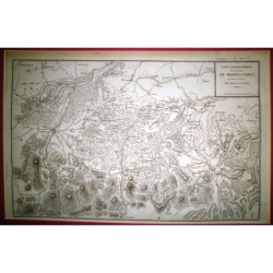 Carte topographique des environs de Hohenlinden.