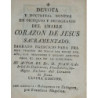 Devota y doctrinal novena en obsequio y desagravio del amable Corazón de Jesús Sacramentado. Sagrado egercicio para primer viern