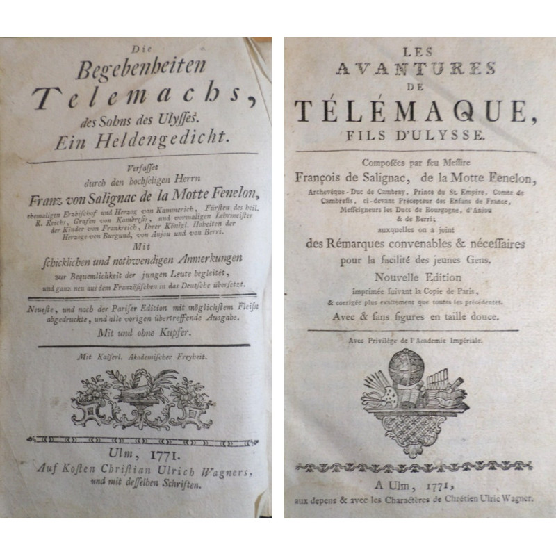 Les avantures de Télémaque, fils d'Ulysse… auxquelles on a joint des Rémarques convenables & nécessaires pour la facilité des je