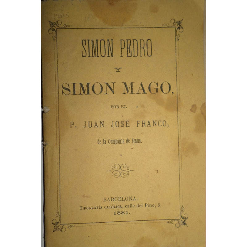 Simón Pedro y Simón Mago.